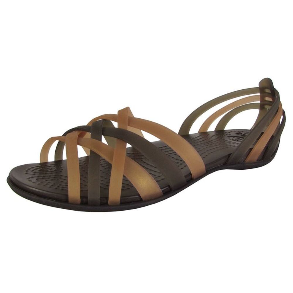 Crocs Womens 'Huarache Flat' Open Toe Sandal